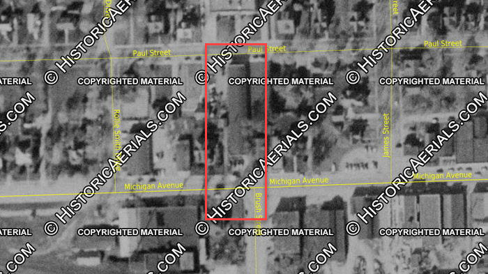 Pigeon Lanes - 1955 Aerial (newer photo)